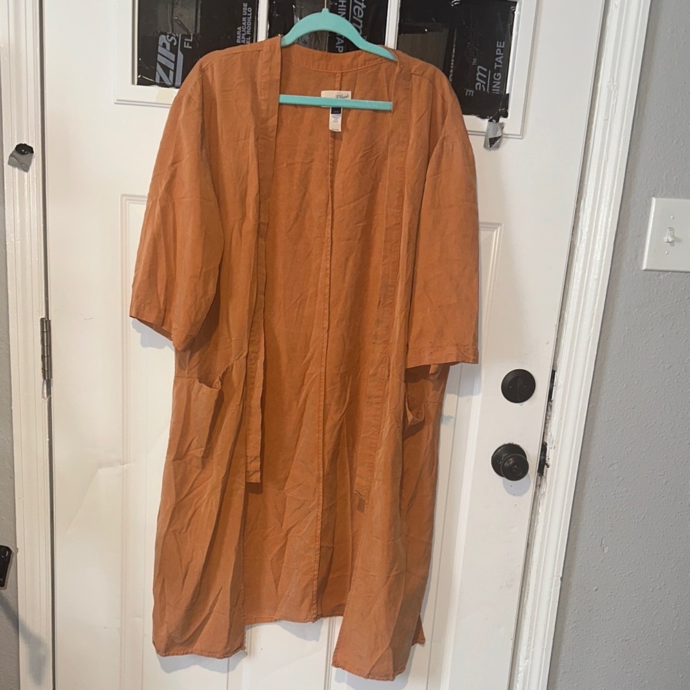 Universal Thread Women's Rust Kimono - Picture 3 of 9